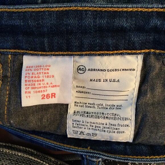 Ag Adriano Goldschmied The Crop jeans 26r - Picture 6 of 7